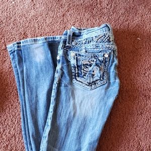 Girls boot cut jeans